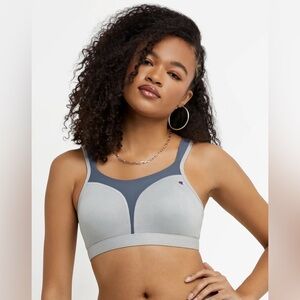 Champion Spot Comfort High-Impact Sports Bra, C Logo
